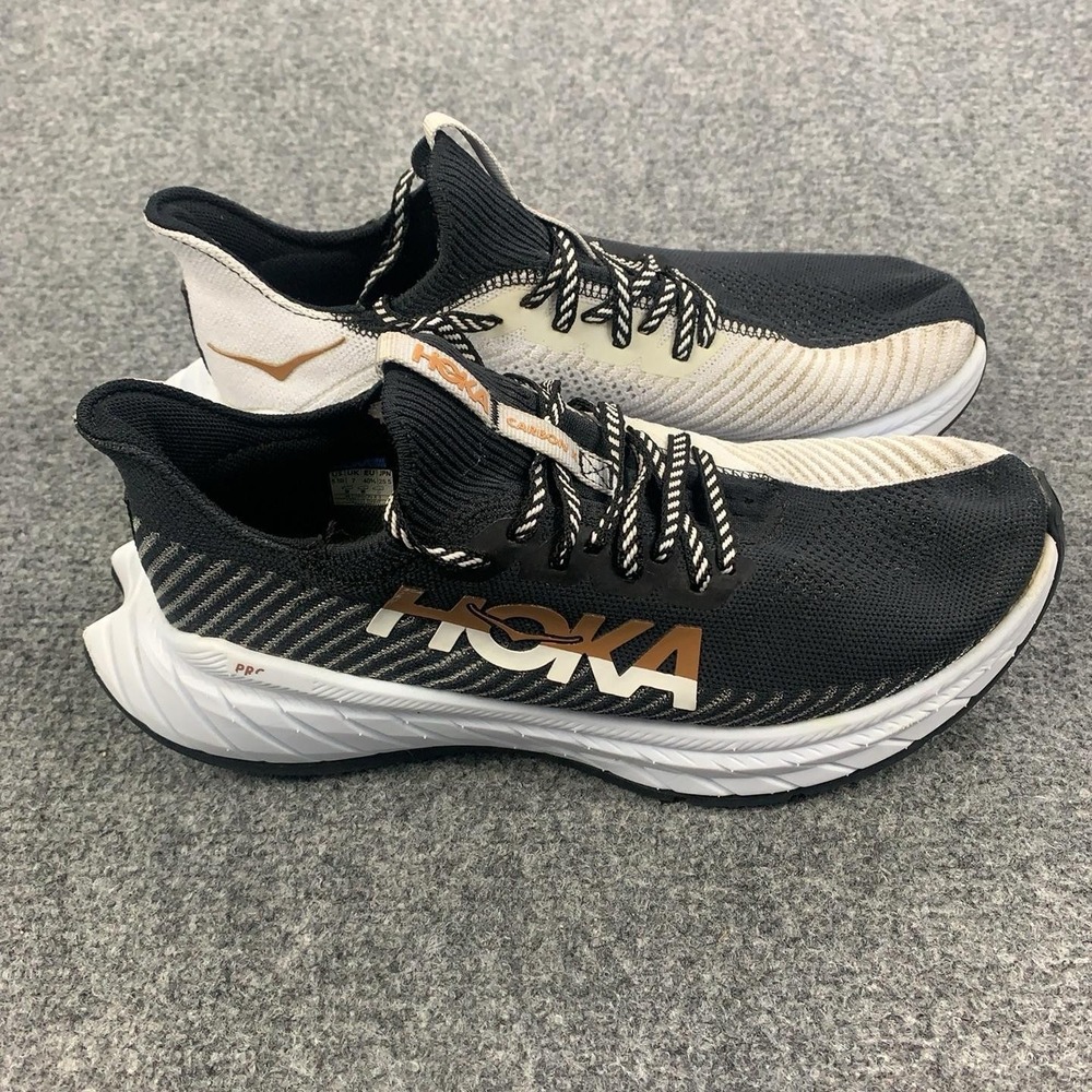 Hoka One One Carbon X 3 Shoes Womens Size 8.5 Black Running Sneakers Cushioned